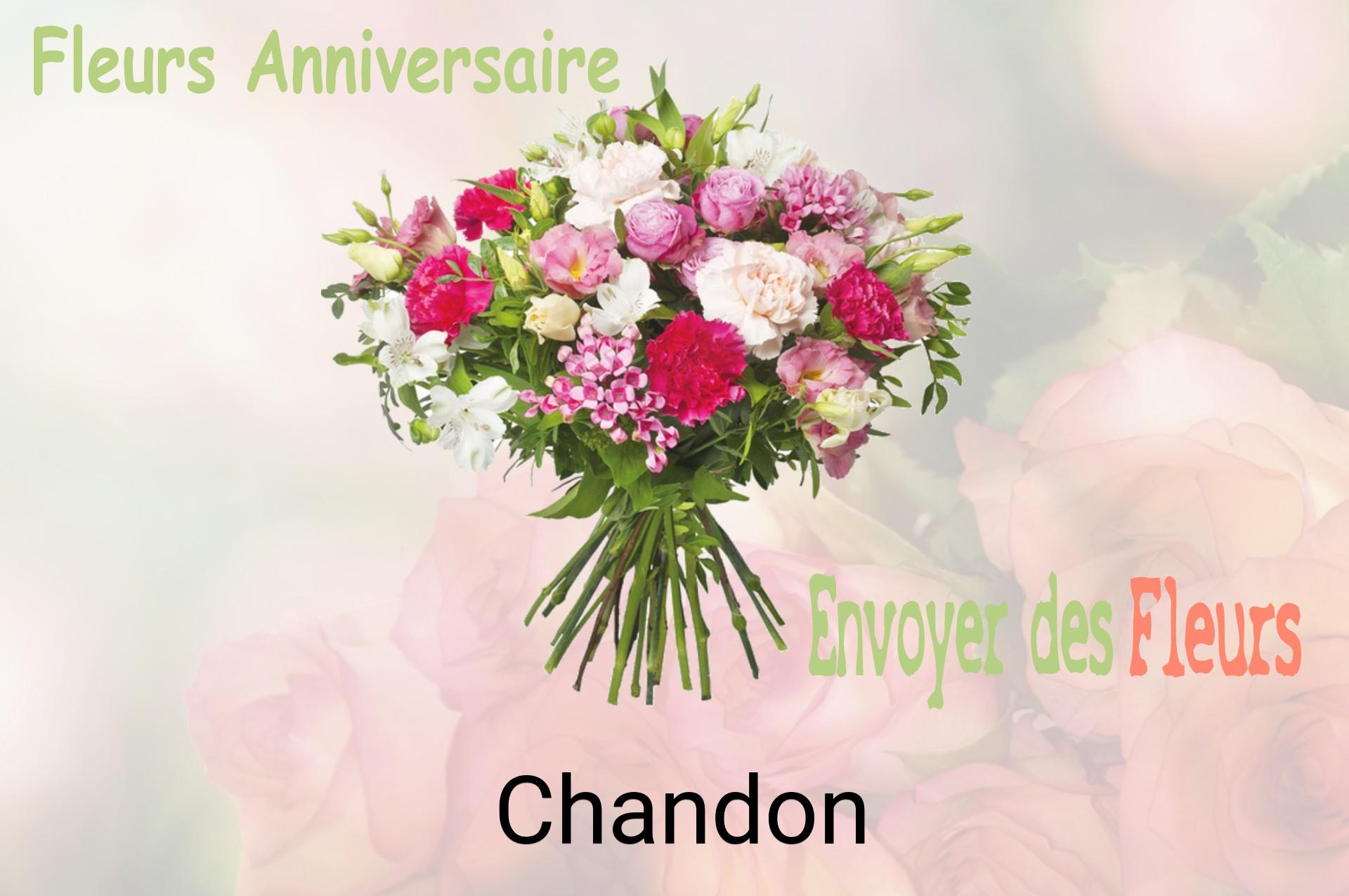 Bouquet de fleurs d’anniversaire livré à Chandon